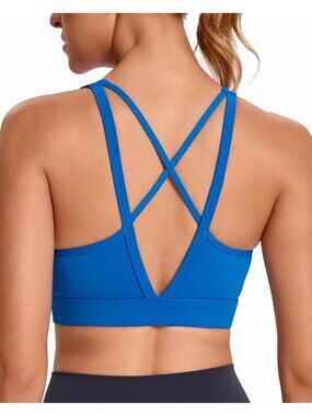 Women's Royal Blue High Impact Sports Bras for High Support Running Sports Bra